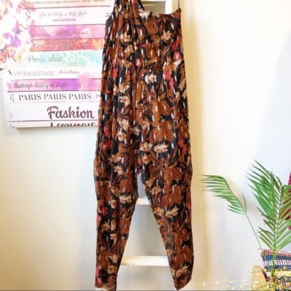 Anthropologie Maeve Kyoto Floral Jumpsuit Size 8 - Picture 4 of 8